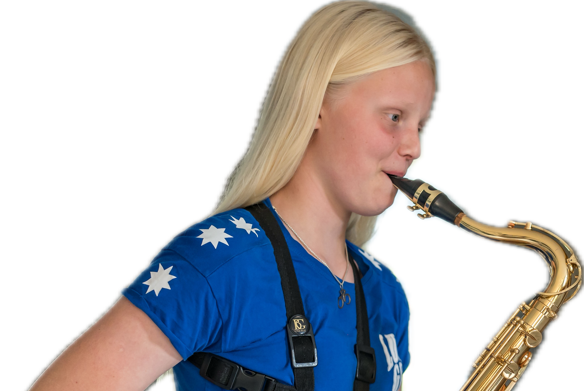 Kind leert saxofoon spelen bij PiMM!